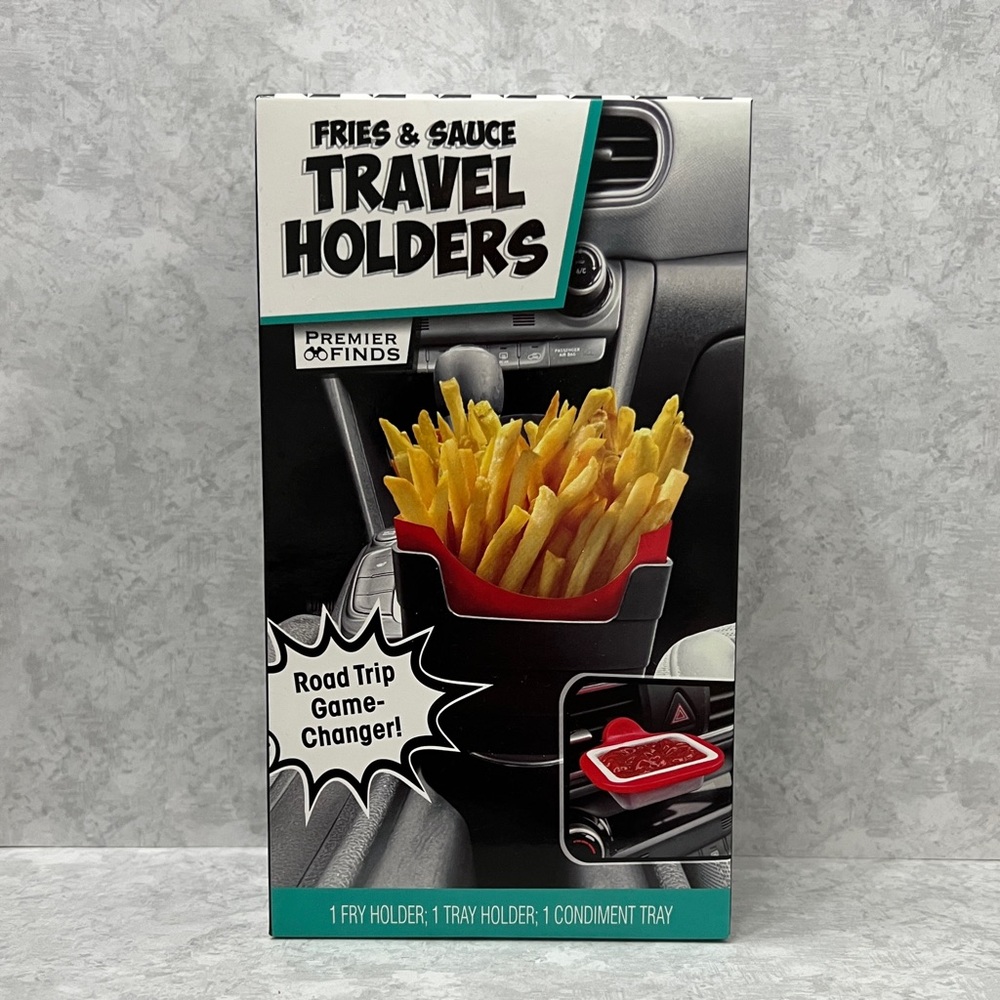 New In Box Travel French Fry/ Chicken Nugget & Dipping Sauce Holder